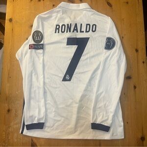 Cristiano Ronaldo Réal Madrid Long-Sleeve Jersey